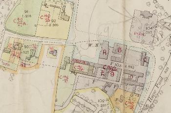 Park Farm Complex annotated by the rating valuer in 1927 [DV2/C24]